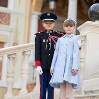 Jacques y Gabriella de Mónaco en el Día Nacional de Mónaco 2024