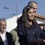 La Reina Letizia en Utiel durante su visita tras la DANA de Valencia