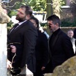 Simon Cowell en el funeral de Liam Payne