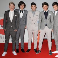 One Direction en los premios Brit 2012