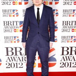 Ed Sheeran en los premios Brit 2012