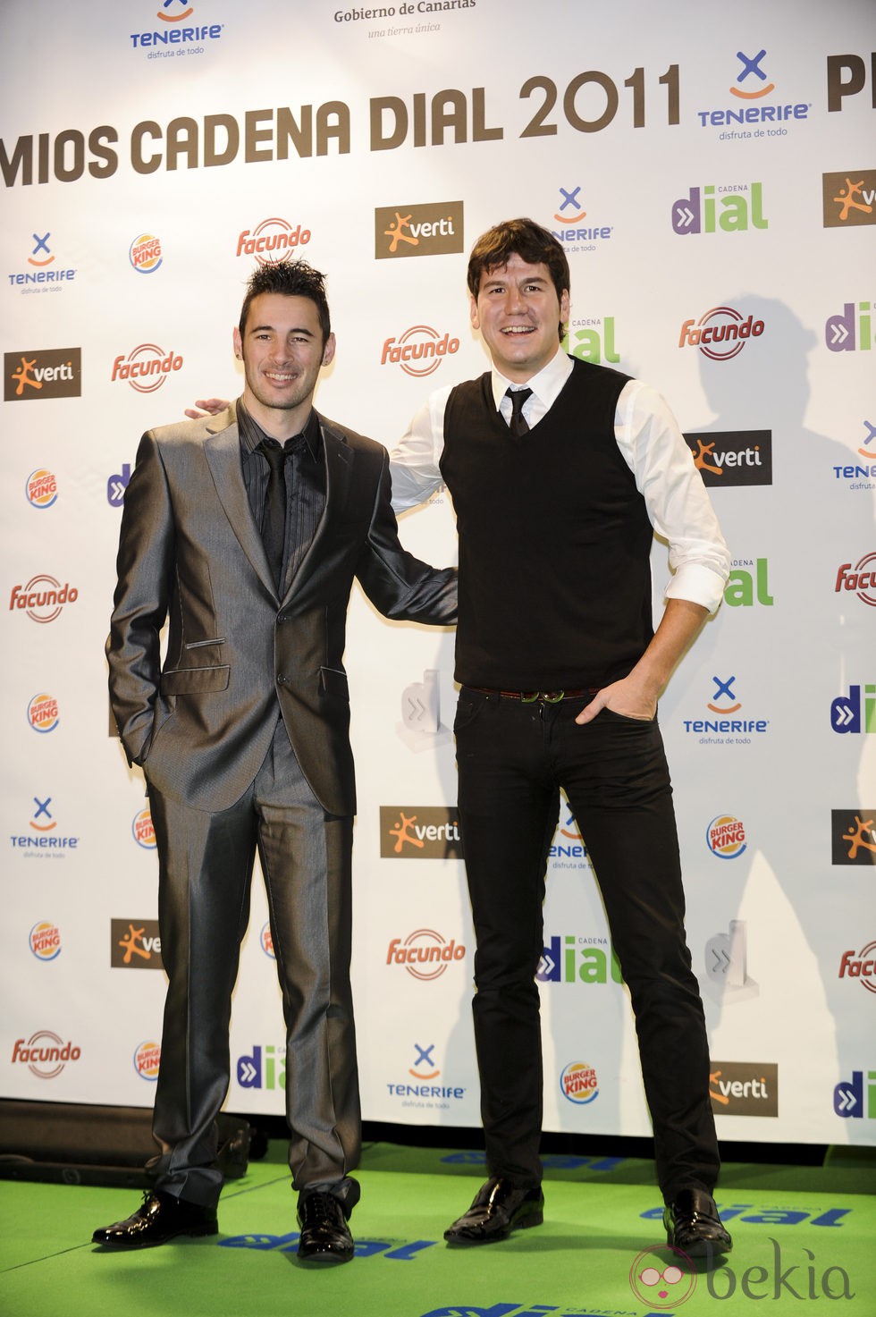 Andy y Lucas en los Premios Cadena Dial 2011
