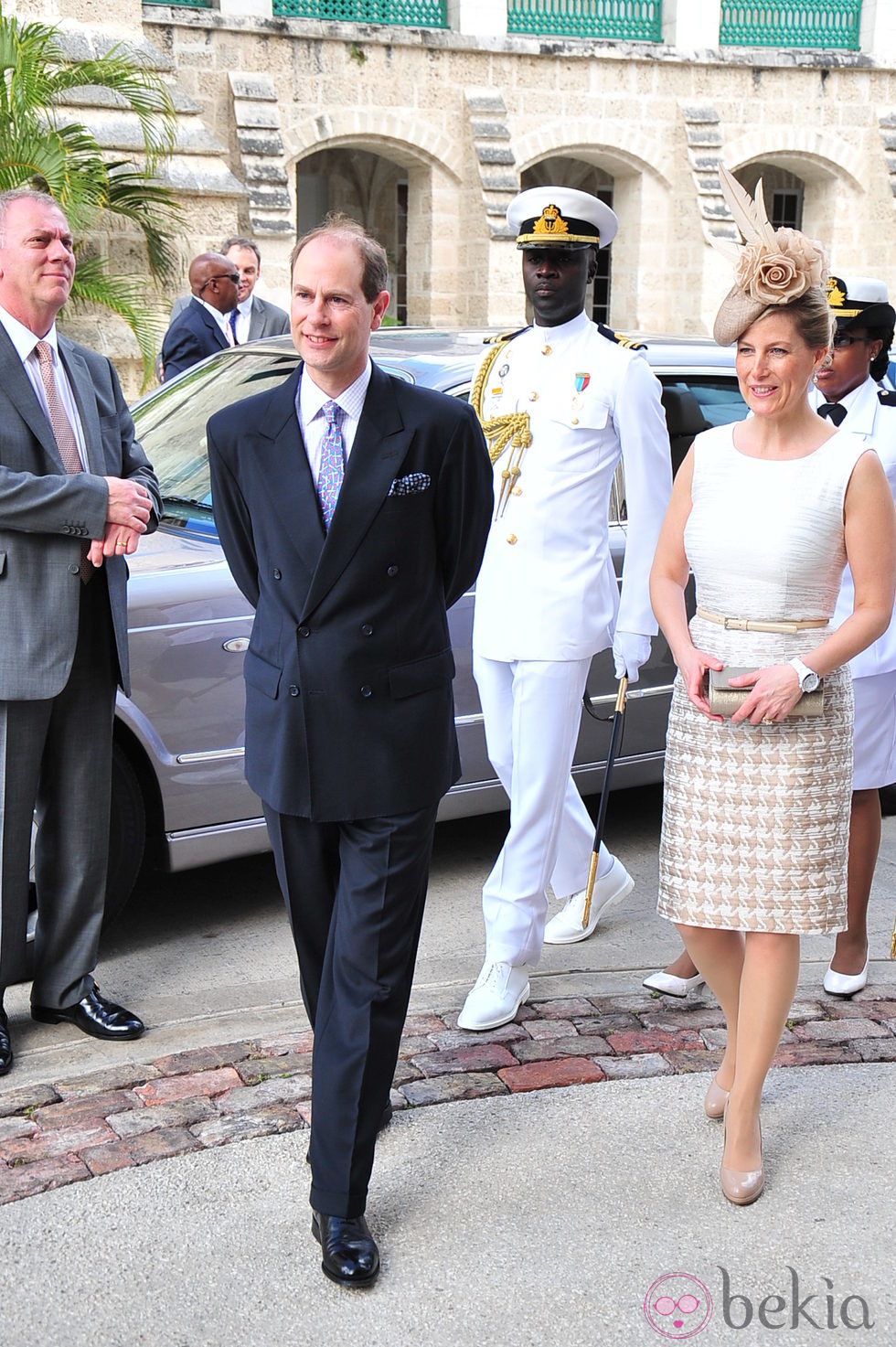 Los Condes de Wessex de visita oficial en Barbados