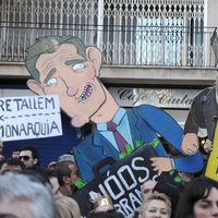 Protestas contra el Duque Iñaki Urdangarín frente a los juzgados de Palma de Mallorca