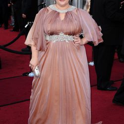 Melissa McCarthy en la alfombra roja de los Oscar 2012