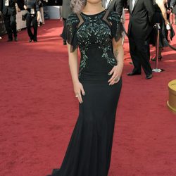 Kelly Osbourne en la alfombra roja de los Oscar 2012