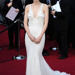 Rooney Mara en la alfombra roja de los Oscar 2012