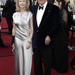 Christopher Plummer en la alfombra roja de los Oscar 2012