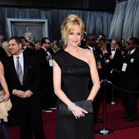 Melanie Griffith en la alfombra roja de los Oscar 2012