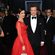 Colin Firth y Livia Giuggioli en la alfombra roja de los Oscar 2012