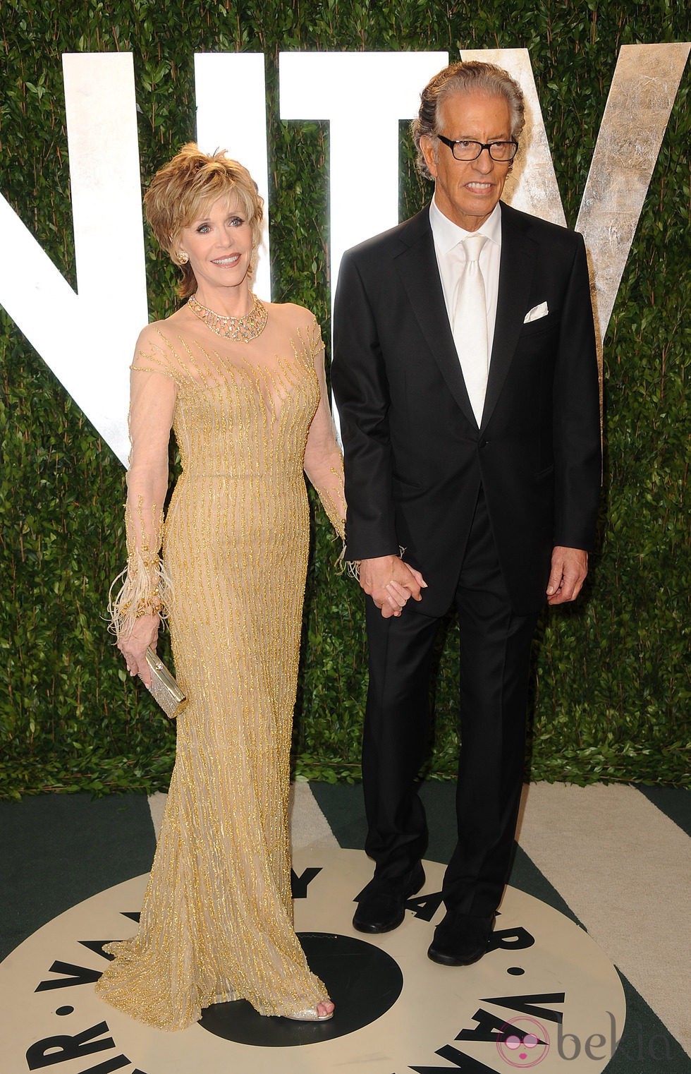 Jane Fonda en la fiesta Vanity Fair tras los Oscar 2012