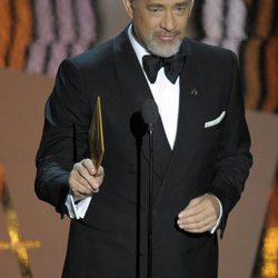 Tom Hanks en la entrega de los Oscars 2012
