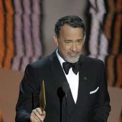Tom Hanks en la entrega de los Oscars 2012