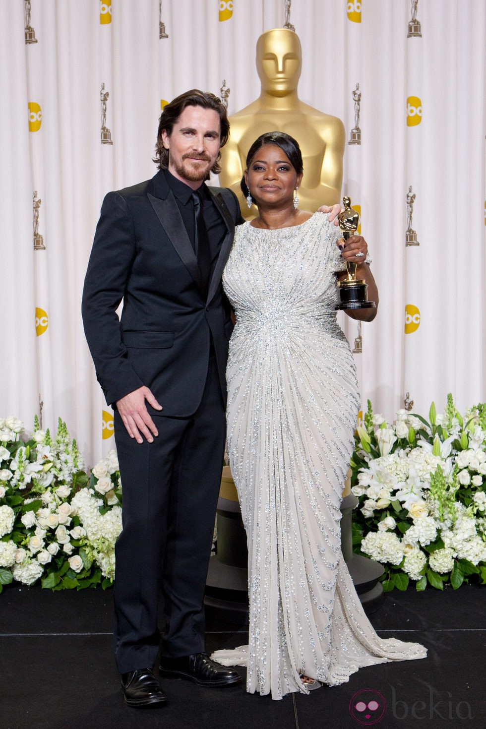 Christian Bale y Octavia Spencer en los Oscars 2012 - Premiados en los  Oscars 2012 - Foto en Bekia Actualidad