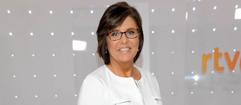 La presentadora María Escario
