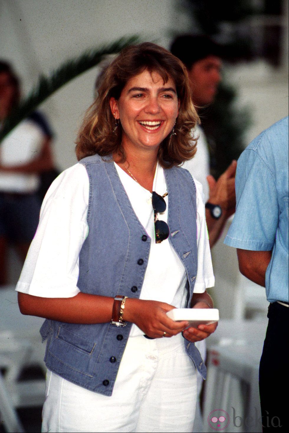 La Infanta Cristina en el Náutico de Palma de Mallorca en los años 90