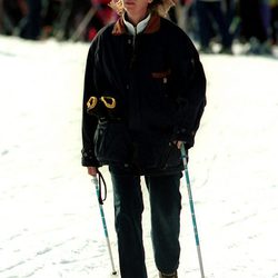La Infanta Cristina en Baqueira Beret en 2002