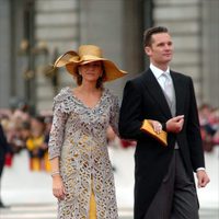 Los Duques de Palma en la boda del Príncipe Felipe en 2004