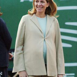 La Infanta Cristina embarazada de su hija Irene