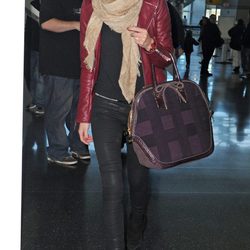Rosie Huntington Whiteley en el aeropuerto de Nueva York