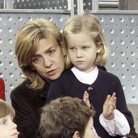 La Infanta Cristina e Irene Urdangarín en 2010