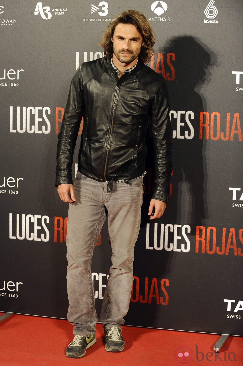 Iván Sánchez en el estreno de 'Luces Rojas' en Madrid