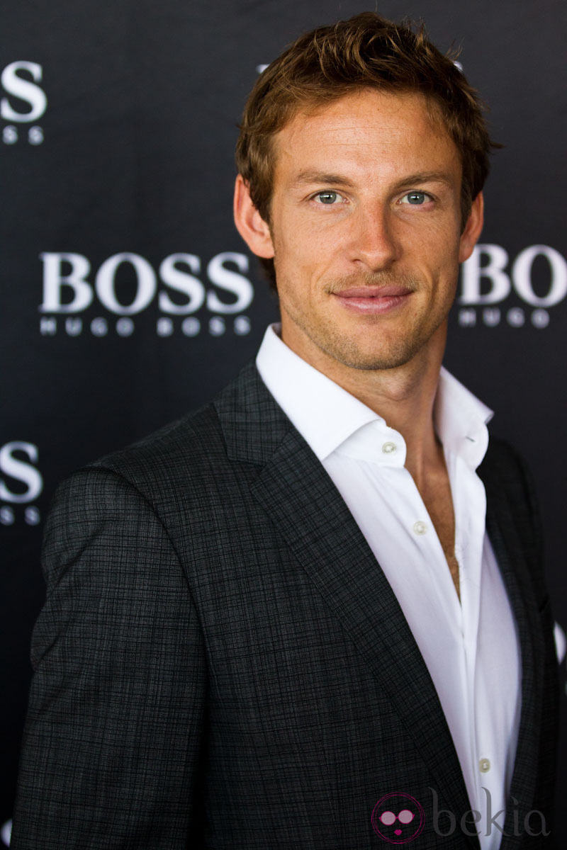 Jenson Button ficha para Hugo Boss