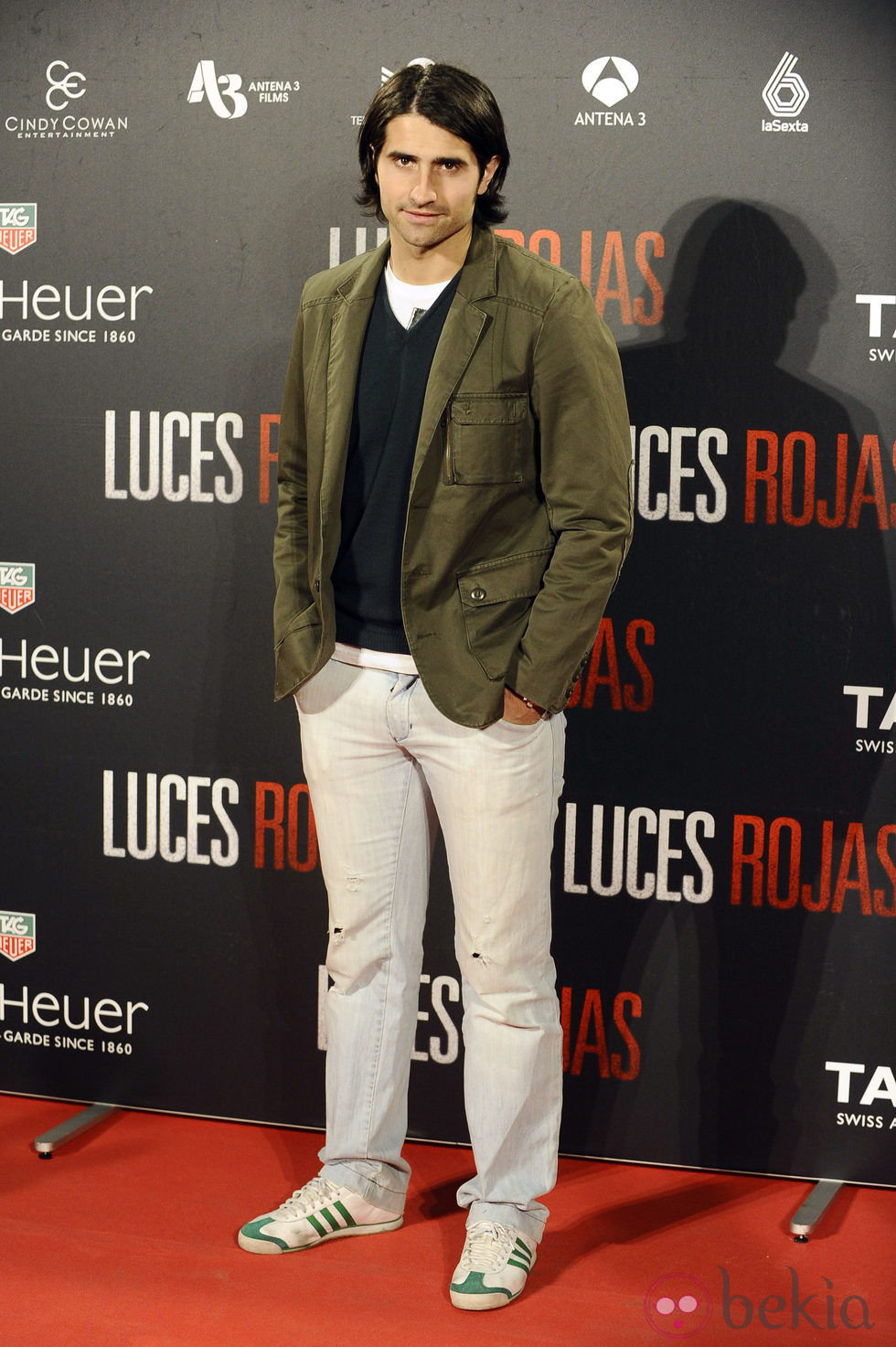 Rubén de la Red en el estreno de 'Luces Rojas' en Madrid
