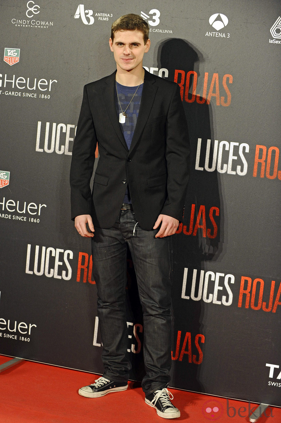 Gonzalo Ramos en el estreno de 'Luces Rojas' en Madrid