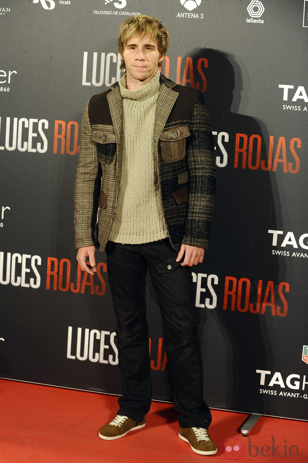 Bernabé Fernández en el estreno de 'Luces Rojas' en Madrid