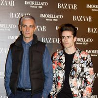 David Delfín y Pelayo en la fiesta de 'Harper's Bazaar' en Madrid