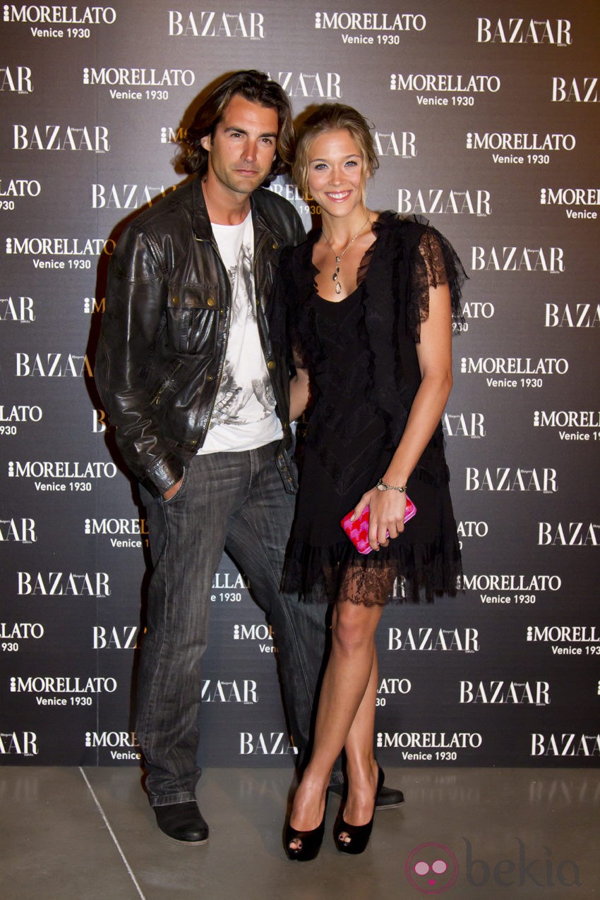 Patricia Montero y Álex Adrover en la fiesta de 'Harper's Bazaar' en Madrid