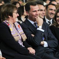 Los Príncipes de Asturias en el homenaje a los 'Tesoros vivos de la televisión'