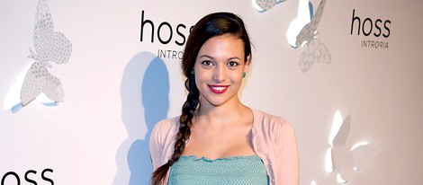 Elisa Mouliaá en la presentación de la boutique online de Hoss Intropia