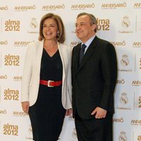 Ana Botella y Florentino Pérez en los premios Alma 2012 de la Fundación Real Madrid