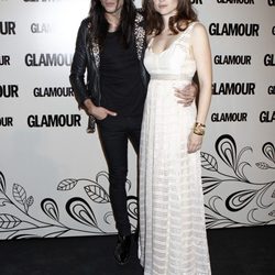 Leonor Watling y Mario Vaquerizo en la décima edición de los Premios Glamour