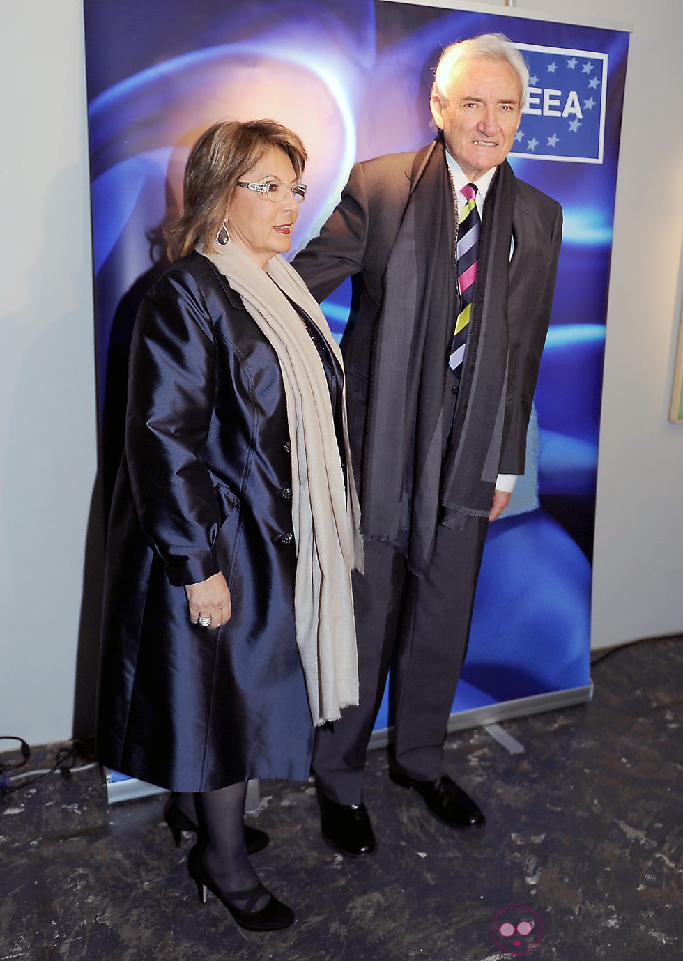 Luis del Olmo y su mujer Mercedes González en los Premios Liderazgo 2012