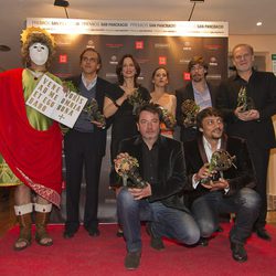 Ganadores con el San Pancracio del Festival de Cine de Cáceres