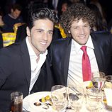 David Bustamante y Daniel Diges en los Premios Kapital 2012