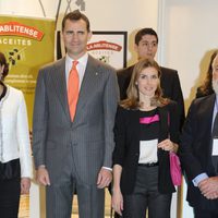 Los Príncipes de Asturias en la inauguración de Alimentaria 2012