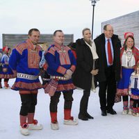 Los Príncipes Alberto y Charlene de Mónaco en Laponia