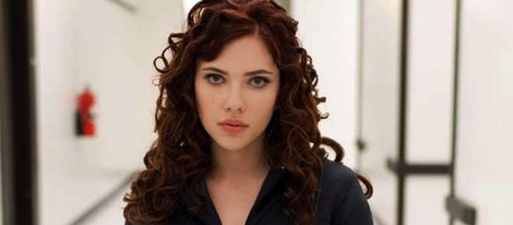 Scarlett Johansson como la 'Viuda Negra' en 'Iron Man 2'