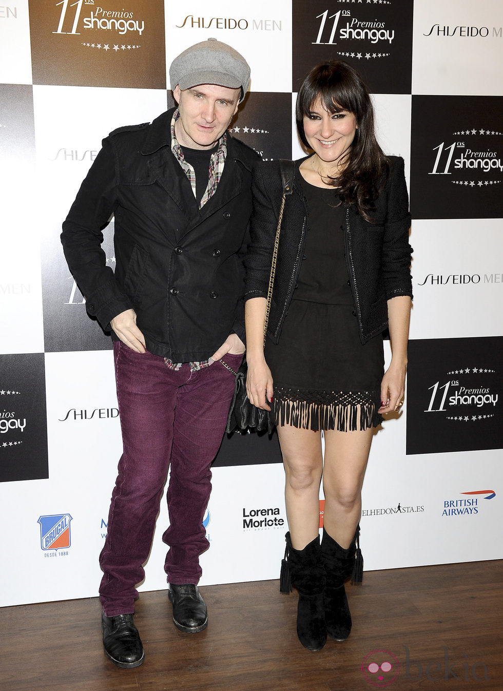 Juan Aguirre y Eva Amaral en los Premios Shangay 2012