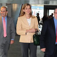 La Infanta Cristina inaugura una exposición de CosmoCaixa en Barcelona