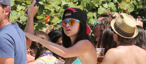 Selena Gomez en bikini en el rodaje de 'Spring Breakers'