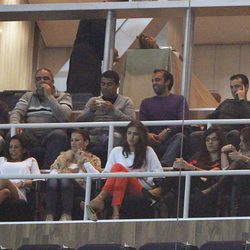 Irina Shayk, espectadora del partido entre el Real Madrid y el APOEL Nicosia