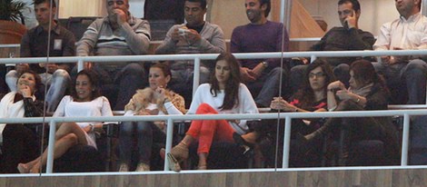 Irina Shayk, espectadora del partido entre el Real Madrid y el APOEL Nicosia
