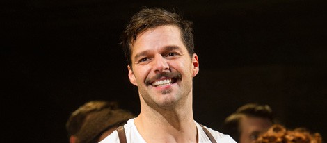 Ricky Martin en el estreno de 'Evita' en Nueva York