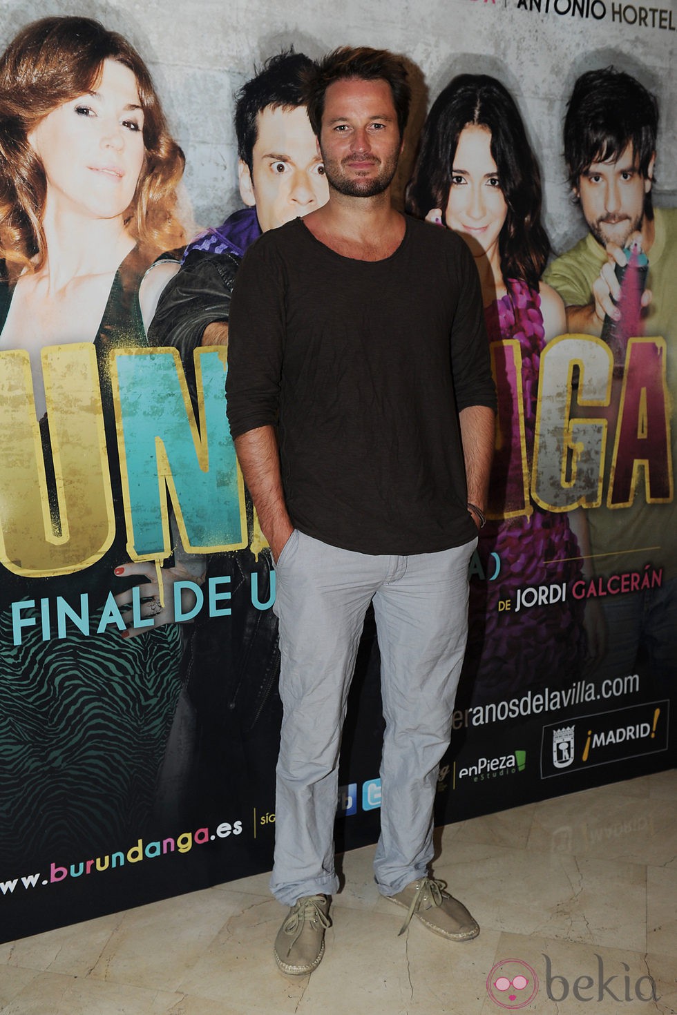 Fernando Andina en el estreno de 'Burundanga'