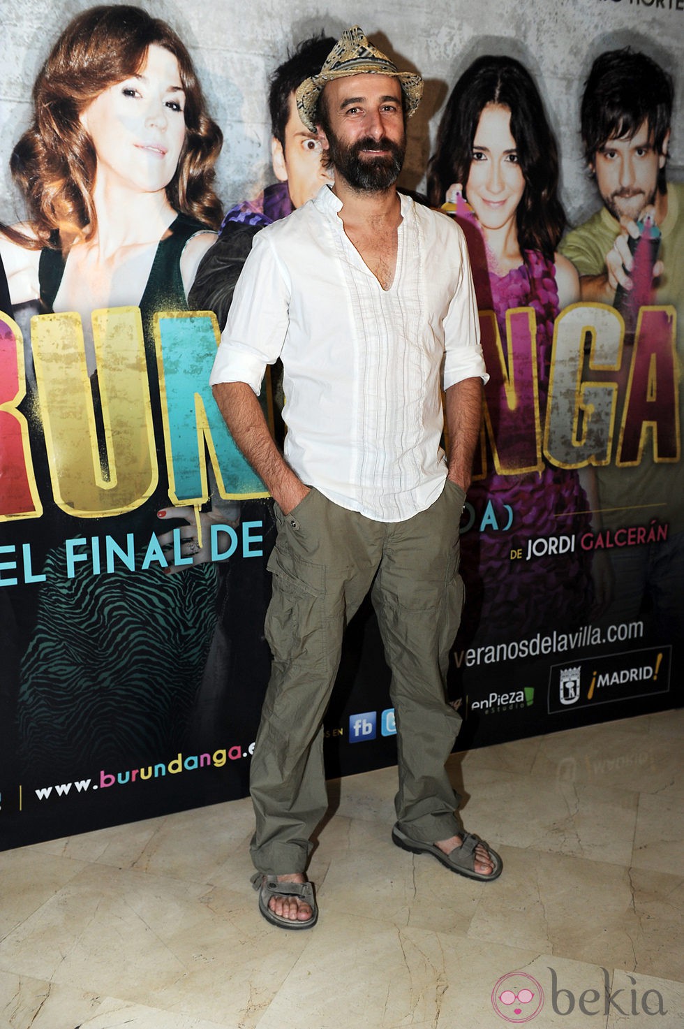 Antonio Gil en el estreno de 'Burundanga'